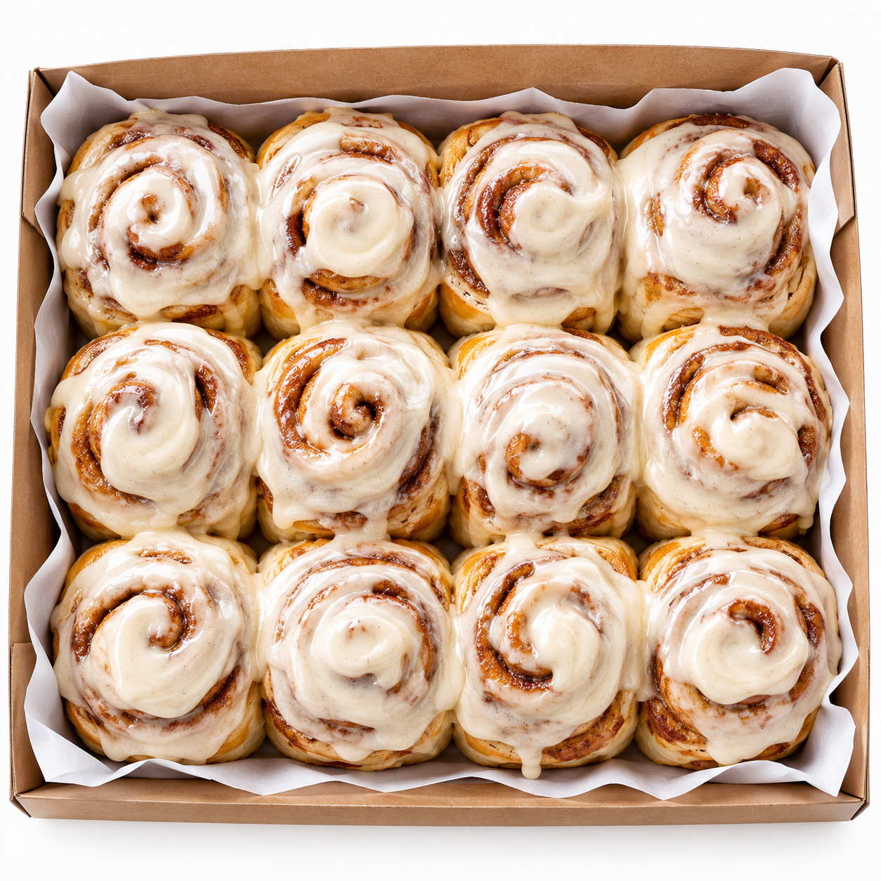 🤍 12 PACK CINNAMON BUNS